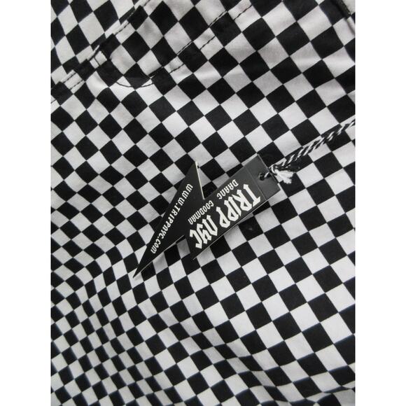 NWT Tripp NYC Daang Goodman Plus Size 28 Checkerboard Skinny Pants HOT TOPIC - Picture 2 of 16